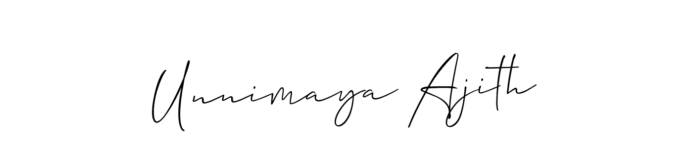 Best and Professional Signature Style for Unnimaya Ajith. Allison_Script Best Signature Style Collection. Unnimaya Ajith signature style 2 images and pictures png