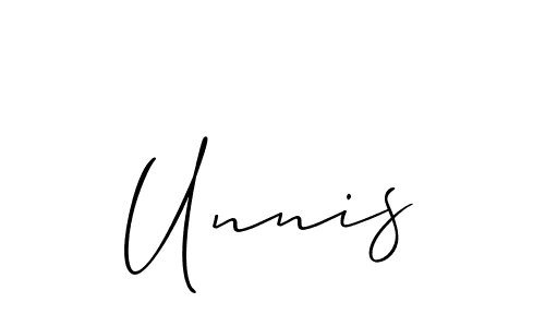 Once you've used our free online signature maker to create your best signature Allison_Script style, it's time to enjoy all of the benefits that Unnis name signing documents. Unnis signature style 2 images and pictures png