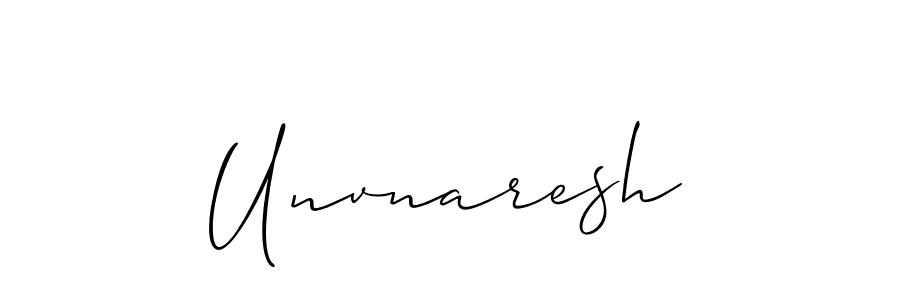 It looks lik you need a new signature style for name Unvnaresh. Design unique handwritten (Allison_Script) signature with our free signature maker in just a few clicks. Unvnaresh signature style 2 images and pictures png