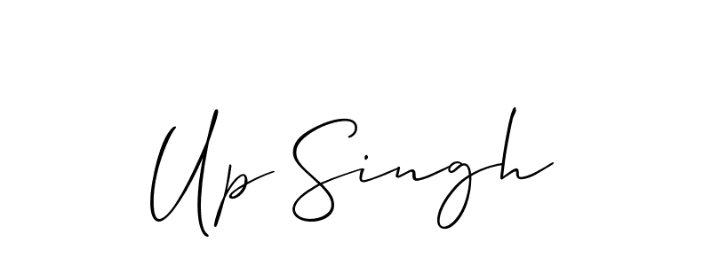 You should practise on your own different ways (Allison_Script) to write your name (Up Singh) in signature. don't let someone else do it for you. Up Singh signature style 2 images and pictures png