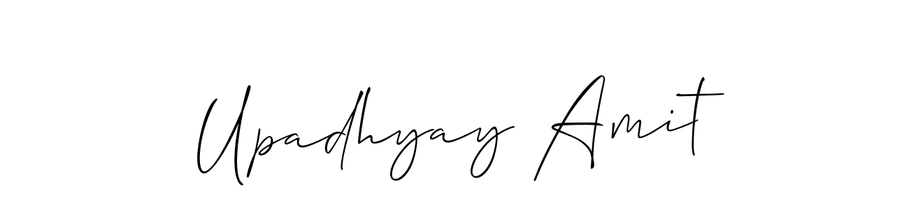How to Draw Upadhyay Amit signature style? Allison_Script is a latest design signature styles for name Upadhyay Amit. Upadhyay Amit signature style 2 images and pictures png