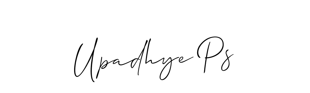 This is the best signature style for the Upadhye Ps name. Also you like these signature font (Allison_Script). Mix name signature. Upadhye Ps signature style 2 images and pictures png