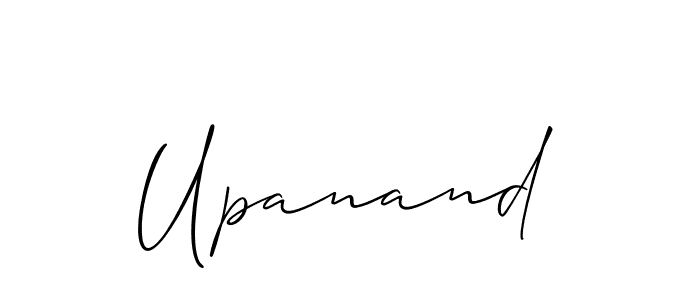 Make a short Upanand signature style. Manage your documents anywhere anytime using Allison_Script. Create and add eSignatures, submit forms, share and send files easily. Upanand signature style 2 images and pictures png