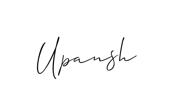 Also we have Upansh name is the best signature style. Create professional handwritten signature collection using Allison_Script autograph style. Upansh signature style 2 images and pictures png