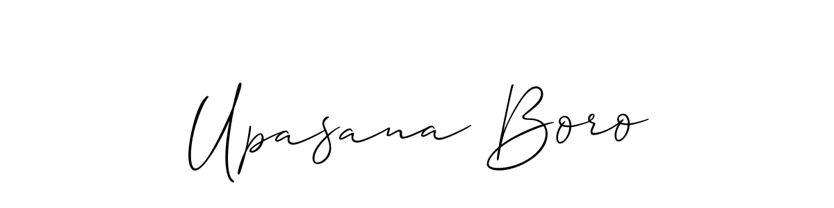 How to Draw Upasana Boro signature style? Allison_Script is a latest design signature styles for name Upasana Boro. Upasana Boro signature style 2 images and pictures png