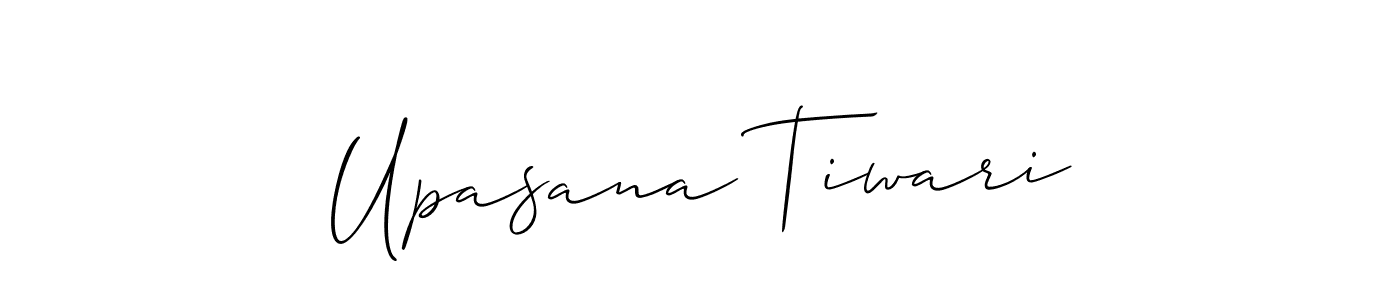 Use a signature maker to create a handwritten signature online. With this signature software, you can design (Allison_Script) your own signature for name Upasana Tiwari. Upasana Tiwari signature style 2 images and pictures png