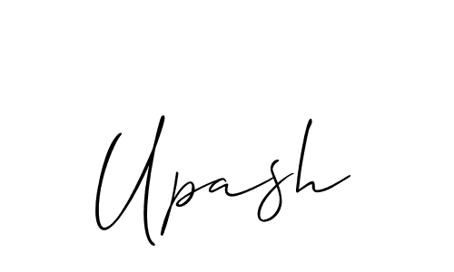 Use a signature maker to create a handwritten signature online. With this signature software, you can design (Allison_Script) your own signature for name Upash. Upash signature style 2 images and pictures png