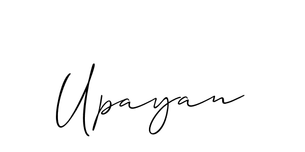 Use a signature maker to create a handwritten signature online. With this signature software, you can design (Allison_Script) your own signature for name Upayan. Upayan signature style 2 images and pictures png