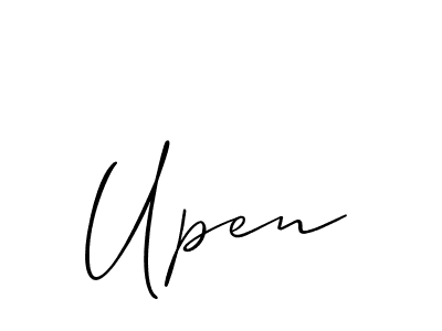 You can use this online signature creator to create a handwritten signature for the name Upen. This is the best online autograph maker. Upen signature style 2 images and pictures png