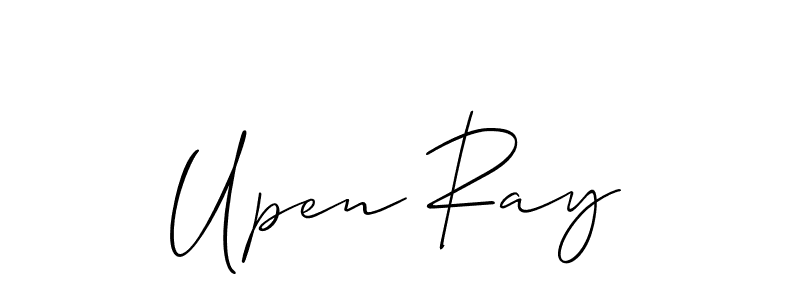You can use this online signature creator to create a handwritten signature for the name Upen Ray. This is the best online autograph maker. Upen Ray signature style 2 images and pictures png