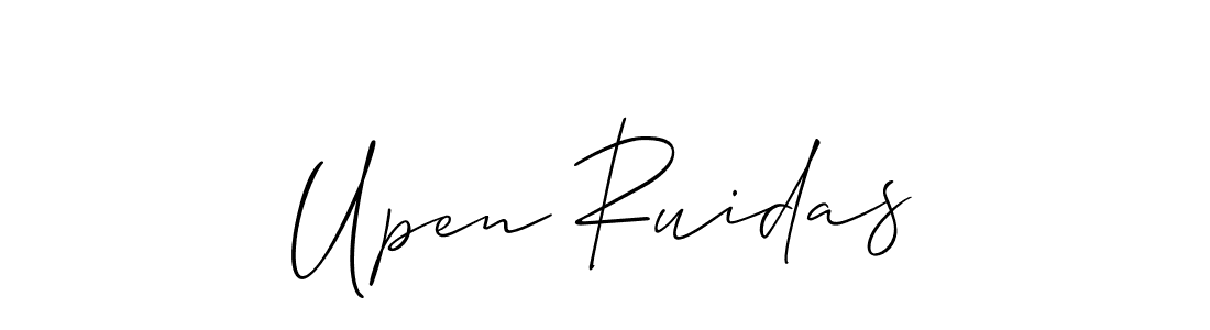 Best and Professional Signature Style for Upen Ruidas. Allison_Script Best Signature Style Collection. Upen Ruidas signature style 2 images and pictures png