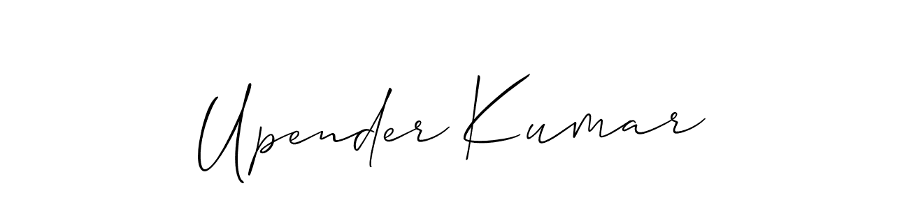 Make a beautiful signature design for name Upender Kumar. Use this online signature maker to create a handwritten signature for free. Upender Kumar signature style 2 images and pictures png