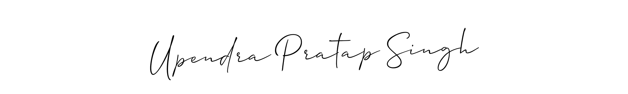 if you are searching for the best signature style for your name Upendra Pratap Singh. so please give up your signature search. here we have designed multiple signature styles  using Allison_Script. Upendra Pratap Singh signature style 2 images and pictures png