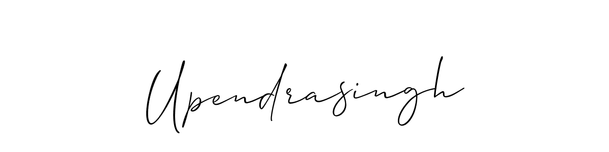 Upendrasingh stylish signature style. Best Handwritten Sign (Allison_Script) for my name. Handwritten Signature Collection Ideas for my name Upendrasingh. Upendrasingh signature style 2 images and pictures png