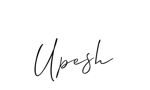 if you are searching for the best signature style for your name Upesh. so please give up your signature search. here we have designed multiple signature styles  using Allison_Script. Upesh signature style 2 images and pictures png