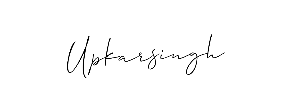 This is the best signature style for the Upkarsingh name. Also you like these signature font (Allison_Script). Mix name signature. Upkarsingh signature style 2 images and pictures png