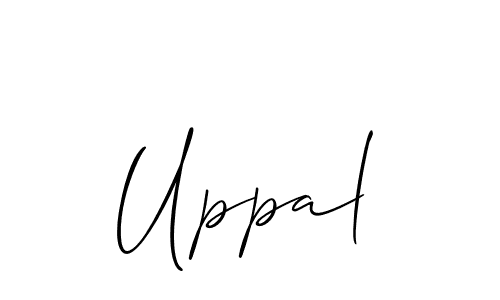 Best and Professional Signature Style for Uppal. Allison_Script Best Signature Style Collection. Uppal signature style 2 images and pictures png