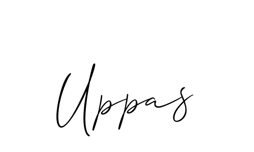 How to make Uppas signature? Allison_Script is a professional autograph style. Create handwritten signature for Uppas name. Uppas signature style 2 images and pictures png