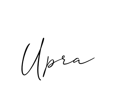 Allison_Script is a professional signature style that is perfect for those who want to add a touch of class to their signature. It is also a great choice for those who want to make their signature more unique. Get Upra name to fancy signature for free. Upra signature style 2 images and pictures png