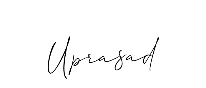 Best and Professional Signature Style for Uprasad. Allison_Script Best Signature Style Collection. Uprasad signature style 2 images and pictures png