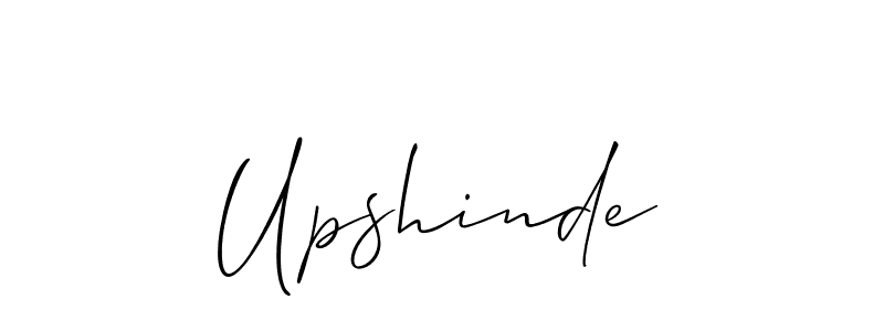 Allison_Script is a professional signature style that is perfect for those who want to add a touch of class to their signature. It is also a great choice for those who want to make their signature more unique. Get Upshinde name to fancy signature for free. Upshinde signature style 2 images and pictures png