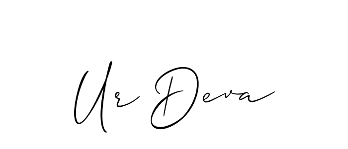 Make a beautiful signature design for name Ur Deva. Use this online signature maker to create a handwritten signature for free. Ur Deva signature style 2 images and pictures png
