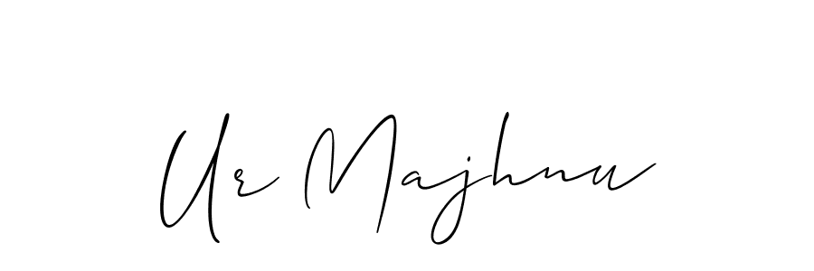 Also we have Ur Majhnu name is the best signature style. Create professional handwritten signature collection using Allison_Script autograph style. Ur Majhnu signature style 2 images and pictures png