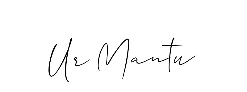 Also You can easily find your signature by using the search form. We will create Ur Mantu name handwritten signature images for you free of cost using Allison_Script sign style. Ur Mantu signature style 2 images and pictures png