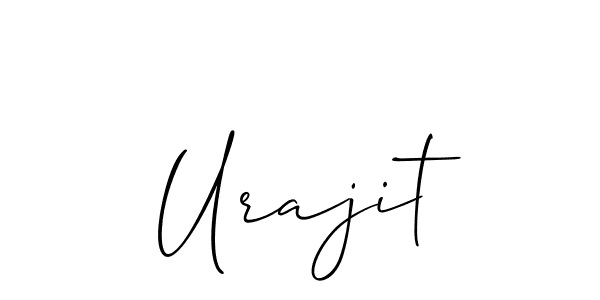 Make a short Urajit signature style. Manage your documents anywhere anytime using Allison_Script. Create and add eSignatures, submit forms, share and send files easily. Urajit signature style 2 images and pictures png