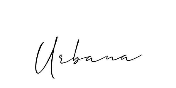 Best and Professional Signature Style for Urbana. Allison_Script Best Signature Style Collection. Urbana signature style 2 images and pictures png