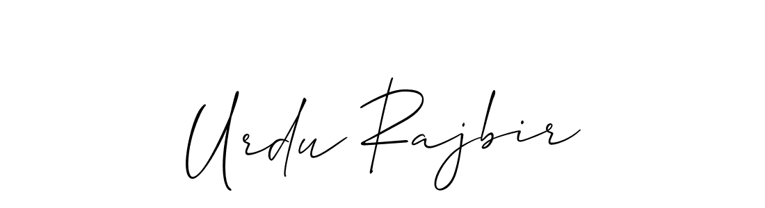 Urdu Rajbir stylish signature style. Best Handwritten Sign (Allison_Script) for my name. Handwritten Signature Collection Ideas for my name Urdu Rajbir. Urdu Rajbir signature style 2 images and pictures png
