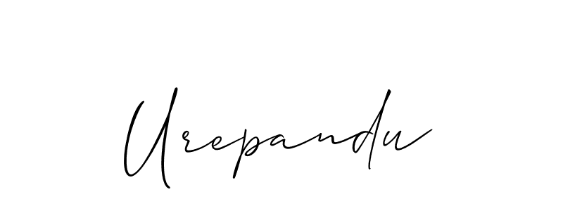 Best and Professional Signature Style for Urepandu. Allison_Script Best Signature Style Collection. Urepandu signature style 2 images and pictures png