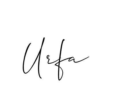 Urfa stylish signature style. Best Handwritten Sign (Allison_Script) for my name. Handwritten Signature Collection Ideas for my name Urfa. Urfa signature style 2 images and pictures png