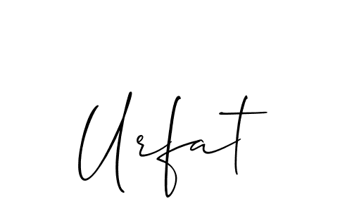 Check out images of Autograph of Urfat name. Actor Urfat Signature Style. Allison_Script is a professional sign style online. Urfat signature style 2 images and pictures png