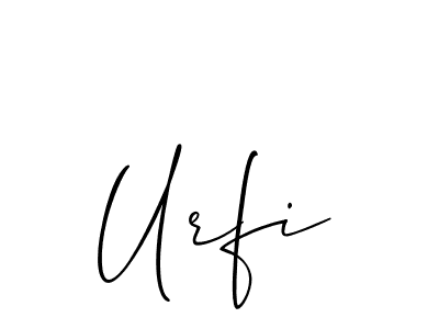 if you are searching for the best signature style for your name Urfi. so please give up your signature search. here we have designed multiple signature styles  using Allison_Script. Urfi signature style 2 images and pictures png