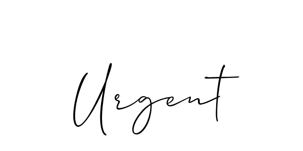 if you are searching for the best signature style for your name Urgent. so please give up your signature search. here we have designed multiple signature styles  using Allison_Script. Urgent signature style 2 images and pictures png