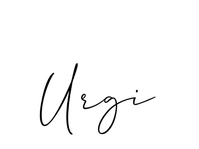 Also You can easily find your signature by using the search form. We will create Urgi name handwritten signature images for you free of cost using Allison_Script sign style. Urgi signature style 2 images and pictures png