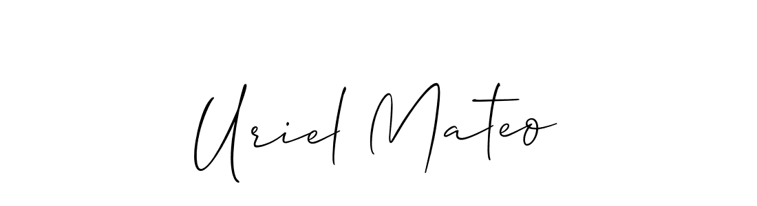 You can use this online signature creator to create a handwritten signature for the name Uriel Mateo. This is the best online autograph maker. Uriel Mateo signature style 2 images and pictures png