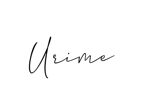 You should practise on your own different ways (Allison_Script) to write your name (Urime) in signature. don't let someone else do it for you. Urime signature style 2 images and pictures png