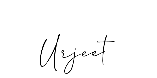 You should practise on your own different ways (Allison_Script) to write your name (Urjeet) in signature. don't let someone else do it for you. Urjeet signature style 2 images and pictures png