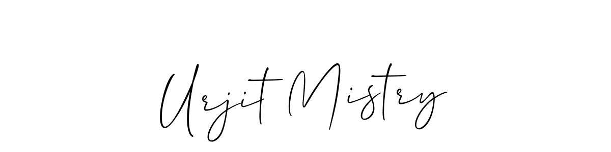 Best and Professional Signature Style for Urjit Mistry. Allison_Script Best Signature Style Collection. Urjit Mistry signature style 2 images and pictures png