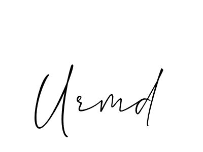 Best and Professional Signature Style for Urmd. Allison_Script Best Signature Style Collection. Urmd signature style 2 images and pictures png