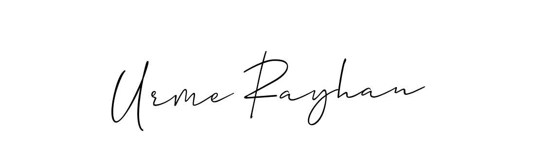 You can use this online signature creator to create a handwritten signature for the name Urme Rayhan. This is the best online autograph maker. Urme Rayhan signature style 2 images and pictures png