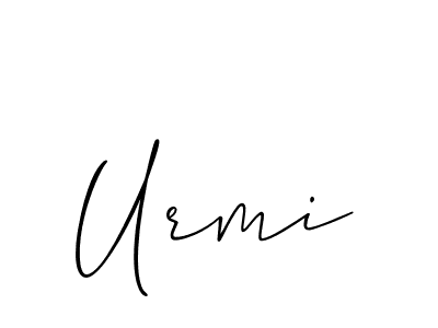 It looks lik you need a new signature style for name Urmi. Design unique handwritten (Allison_Script) signature with our free signature maker in just a few clicks. Urmi signature style 2 images and pictures png