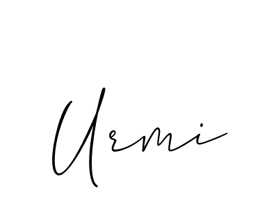 It looks lik you need a new signature style for name Urmi. Design unique handwritten (Allison_Script) signature with our free signature maker in just a few clicks. Urmi signature style 2 images and pictures png