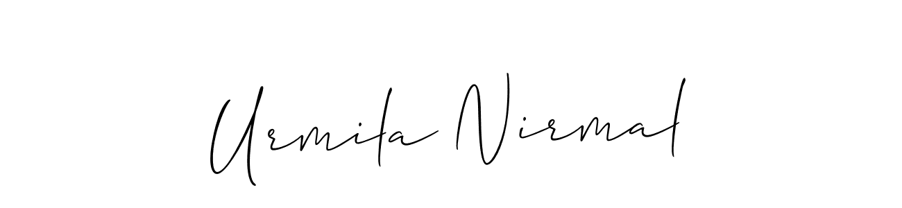 Once you've used our free online signature maker to create your best signature Allison_Script style, it's time to enjoy all of the benefits that Urmila Nirmal name signing documents. Urmila Nirmal signature style 2 images and pictures png