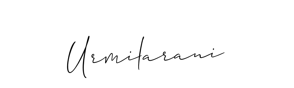 You should practise on your own different ways (Allison_Script) to write your name (Urmilarani) in signature. don't let someone else do it for you. Urmilarani signature style 2 images and pictures png