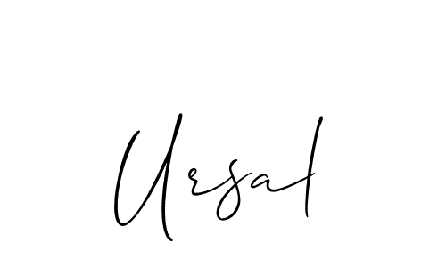 You can use this online signature creator to create a handwritten signature for the name Ursal. This is the best online autograph maker. Ursal signature style 2 images and pictures png