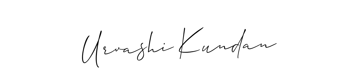 Here are the top 10 professional signature styles for the name Urvashi Kundan. These are the best autograph styles you can use for your name. Urvashi Kundan signature style 2 images and pictures png