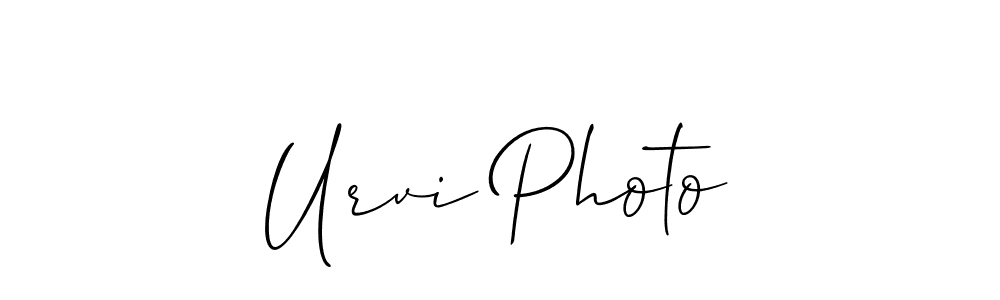 Design your own signature with our free online signature maker. With this signature software, you can create a handwritten (Allison_Script) signature for name Urvi Photo. Urvi Photo signature style 2 images and pictures png